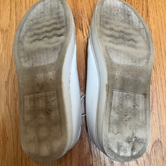 Kenneth Cole White leather Kam sneaker Size 6 - Picture 6 of 8